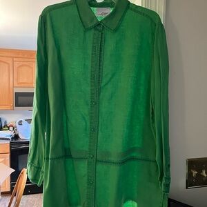 Allison Daley Green Blouse